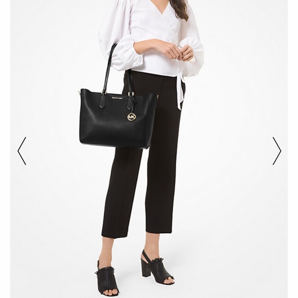 MK Kimberly Large Pebbled Leather and Logo 3-in-1 Tote Bag Set 35H9GKFT9T - Picture 5 of 17